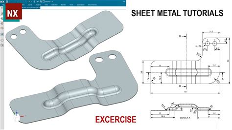 nx sheet metal box|nx sheet metal drawing.